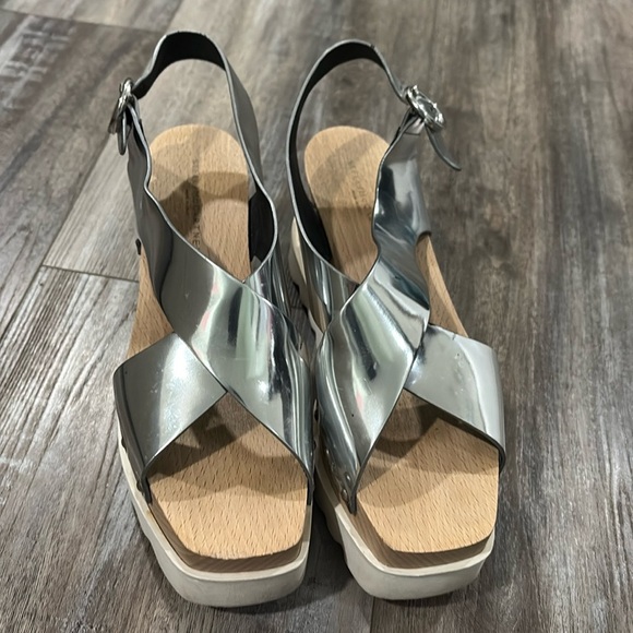 STELLA McCARTNEY PLATFORM SANDALS 39.5 - Picture 1 of 13